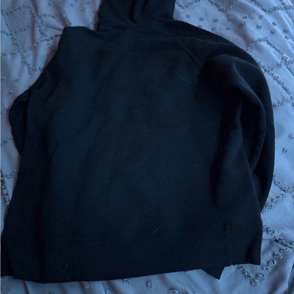 Champion Black Hoodie with purple Script - Picture 2 of 2
